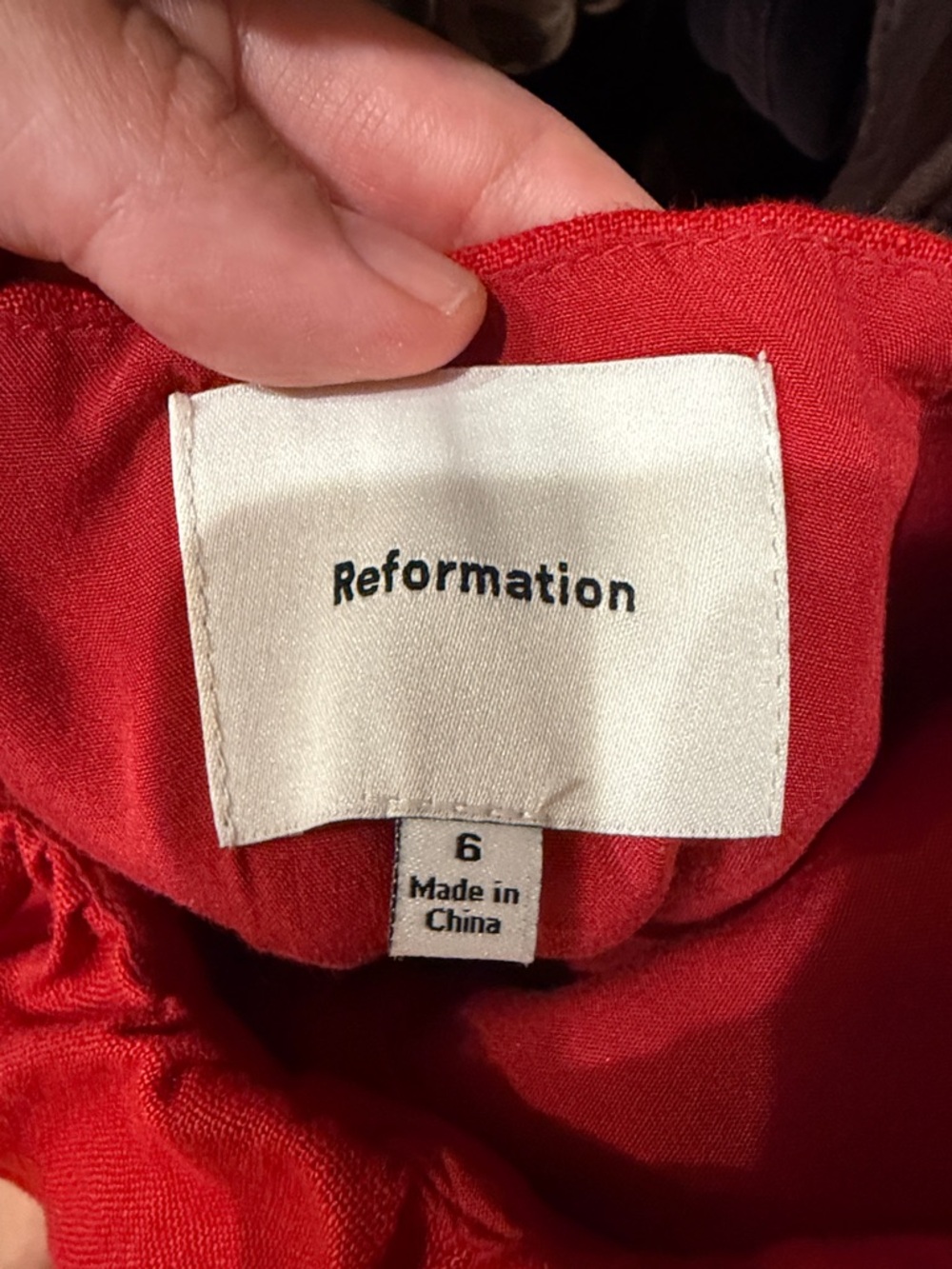 Reformation Balia Linen Dress in Sundried Tomato - Picture 10 of 10